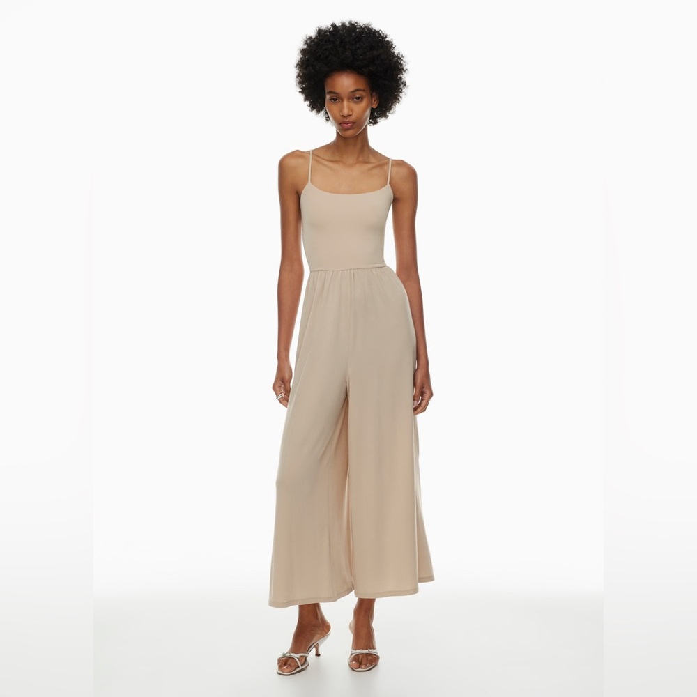 Aritzia Beige Market Jumpsuit